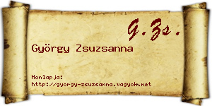 György Zsuzsanna névjegykártya